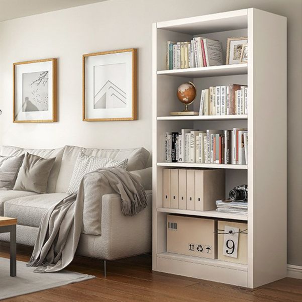 Closed Wooden Bookcase Modern Home Minimalist Living Room Standard Bookshelf