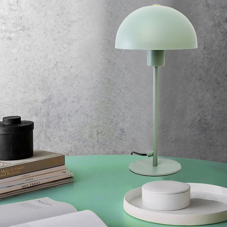 Macaron Simple Umbrella Desk Light 1 Head Metal LED Desk Lamp for Child Bedroom