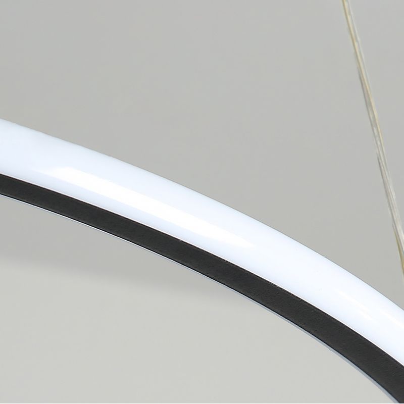 Circle Chandelier Pendant Light Modern Chandeliers For Dining Room Acrylic