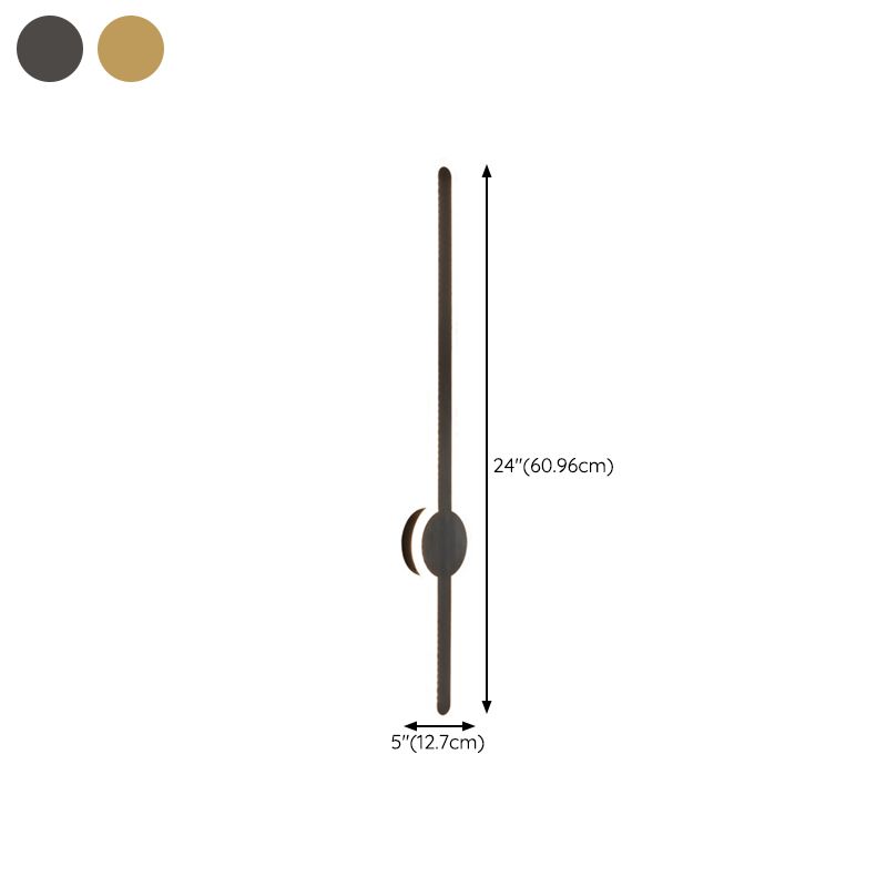 Metal Linear Vanity Wall Lights Modern 1-Light Vanity Wall Light Fixtures