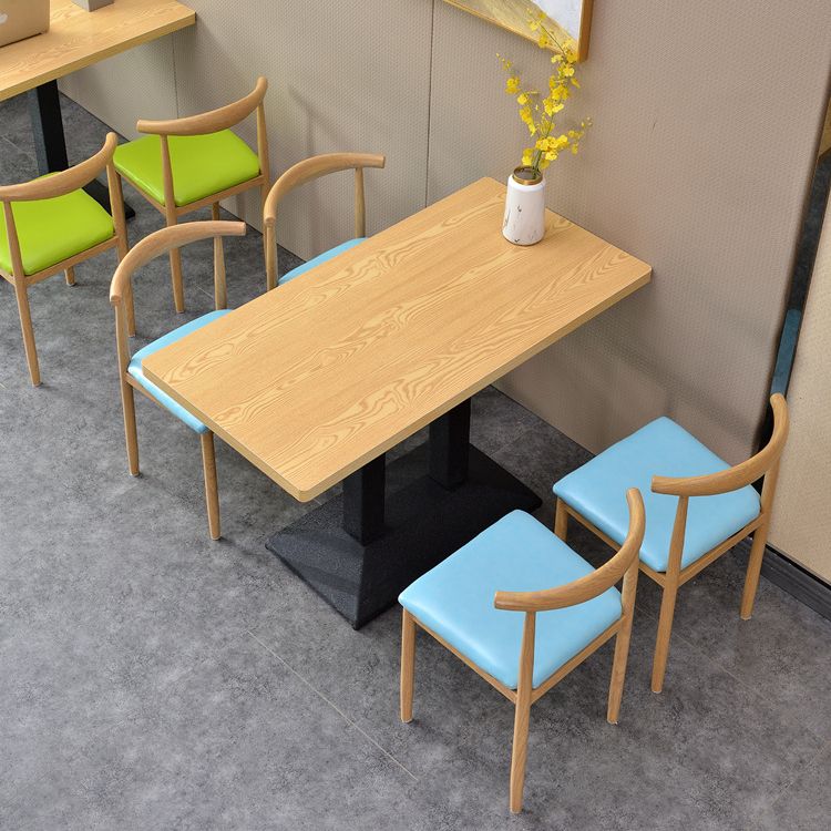 Modern 1/2/5 Pieces Dining Set Rectangle Artificial Wood Dining Table for Dining Room