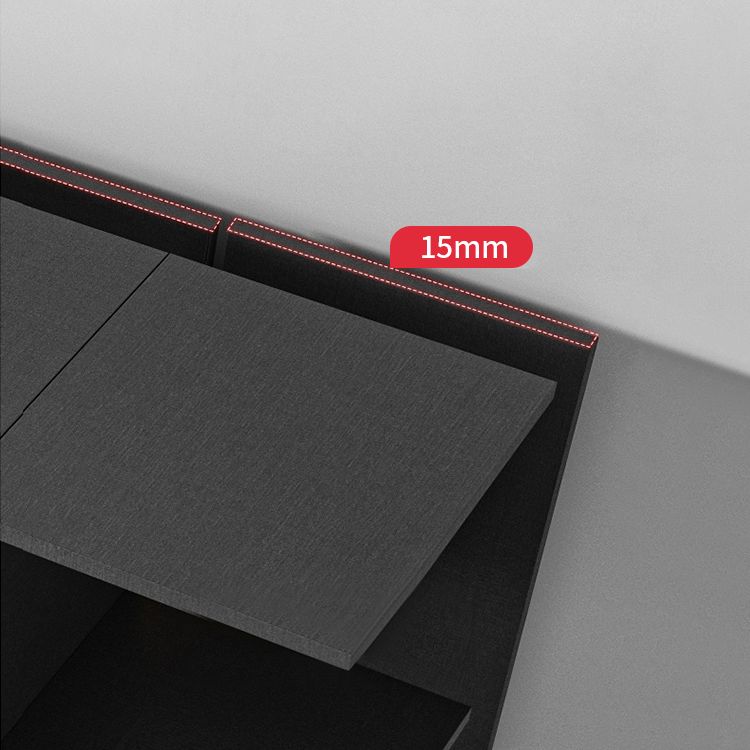 Engineered Wood Wardrobe Armoire Contemporary Storage Cabinet