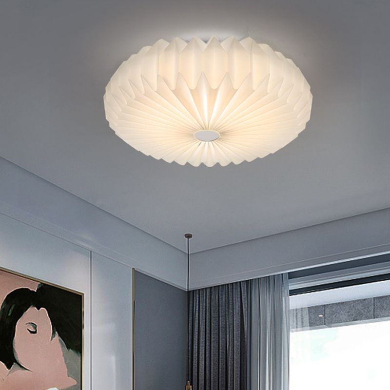 Round Flush Mount Ceiling Light 1 Light Acrylic Minimalist Flush Mount Ceiling Light for Bedroom