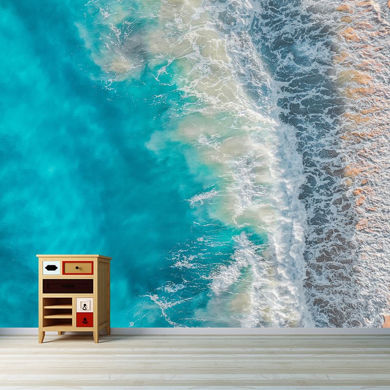 Photography Stain Resistant Sea Beach Wall Mural Indoor Room Wallpaper