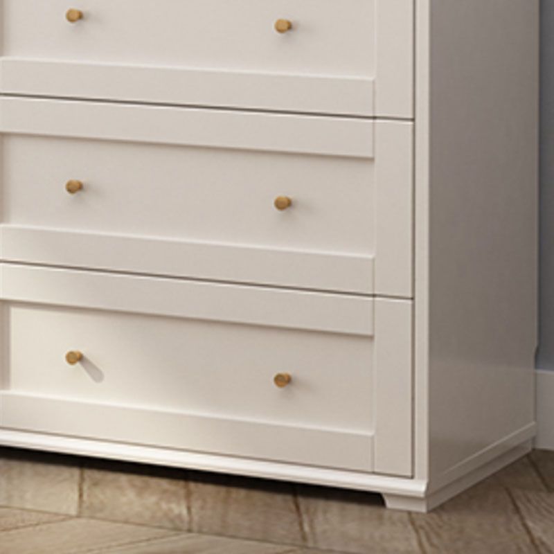 Modern Horizontal Double Dresser Birch Wood Storage Dresser for Bedroom