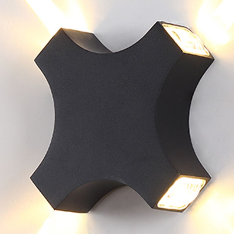 Lámpara de pared contemporánea apliques de pared de aluminio para pasillo de corredor