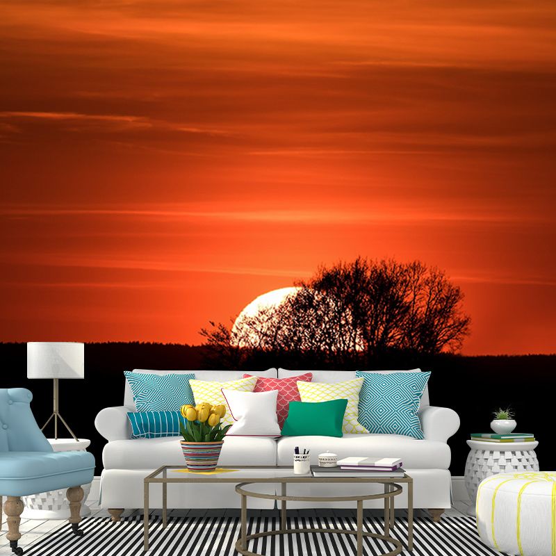 Beautiful Scenery Mural Sky Pattern Mildew Resistant for Dining Room Wall Decor