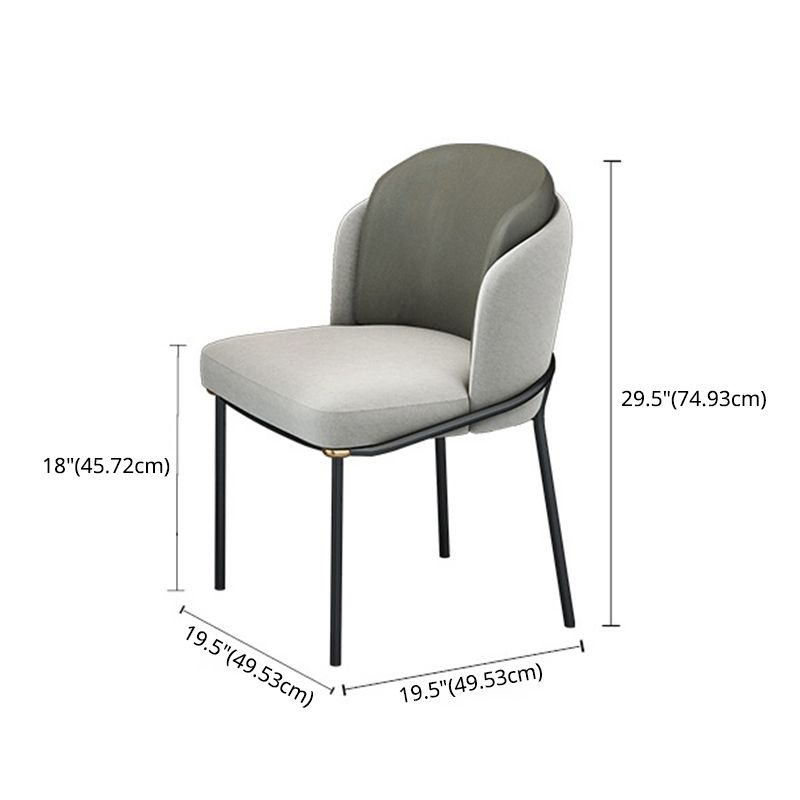 Glam Style Sintered Stone Dining Room Set with Black Leg Dining Furniture for Home Use