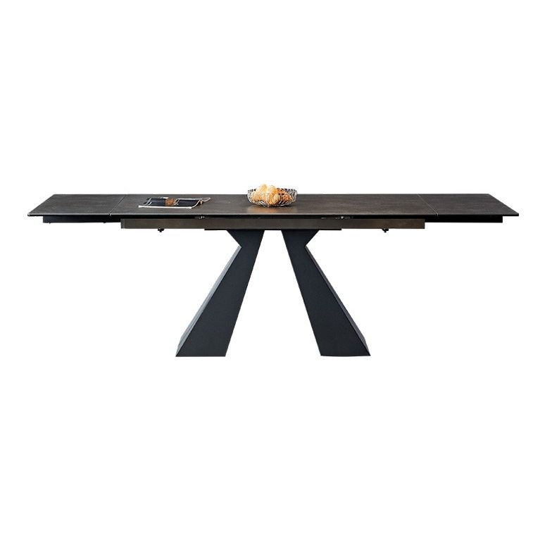 Modern Rectangle Shape Dinette Set Sintered Stone Top Dining Table Furniture for Dining Room