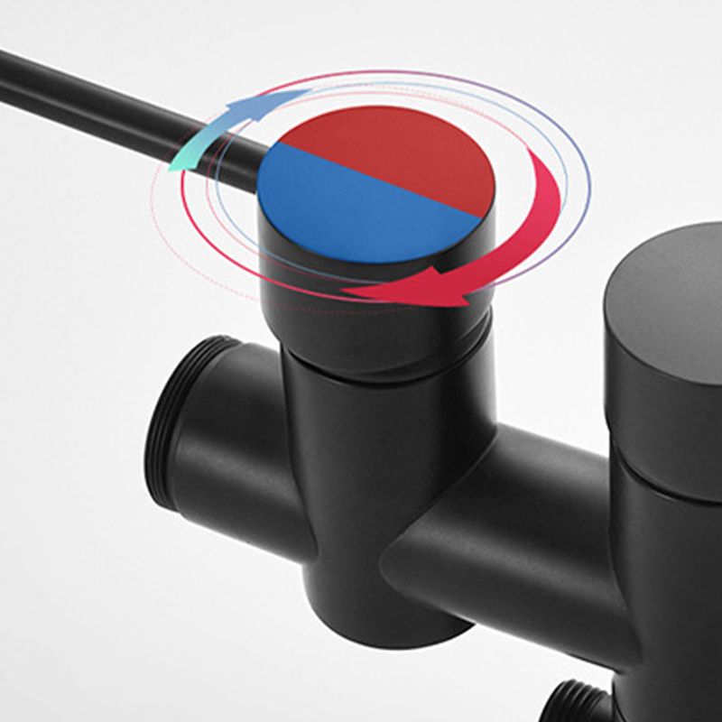 Modern Freestanding Tub Faucet Floor Mounted Lever Freestanding Tub Filler Trim