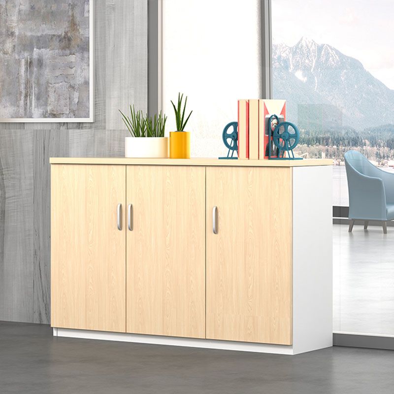 Medieval Modern Filing Cabinet Wooden Frame Lateral Filing Cabinet