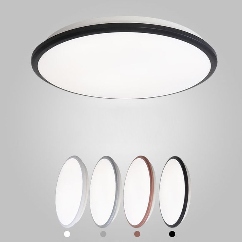 Simplicité Round Flush Mount Lamp for Living Room Modern Style LED Ceiling Light