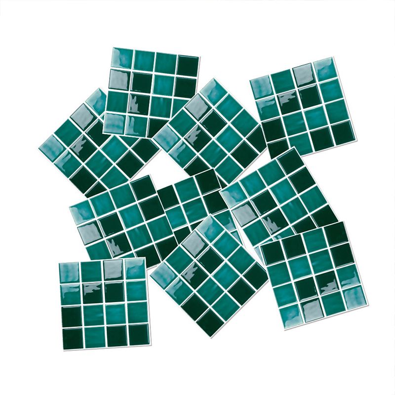 Boho mozaïektegels behangpaneel PVC schil en plak donkere kleur wanddecoratie voor thuis