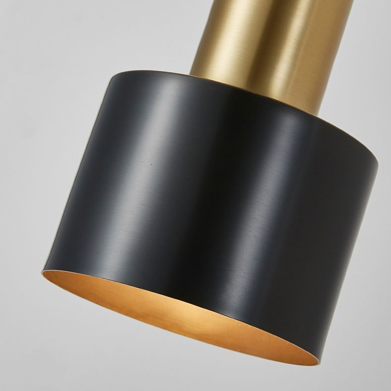 Luci a muro metallici cilindici Lampade a parete moderna a 1 luci per soggiorno