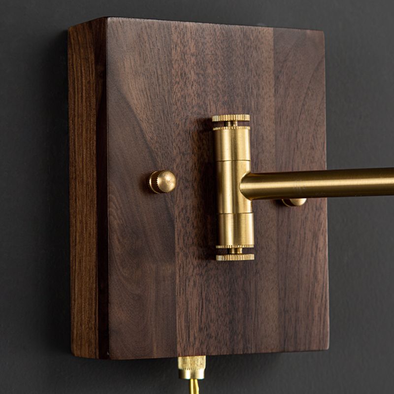 Metal Modern Wall Sconce Geometric Shape Wall Light with Ceramic Shade for Living Room