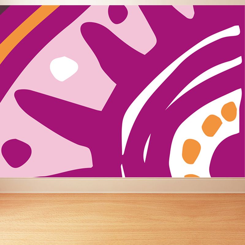 Colorful Modern Wall Paper Mural Whole Abstract Pattern Wall Art for House Interior