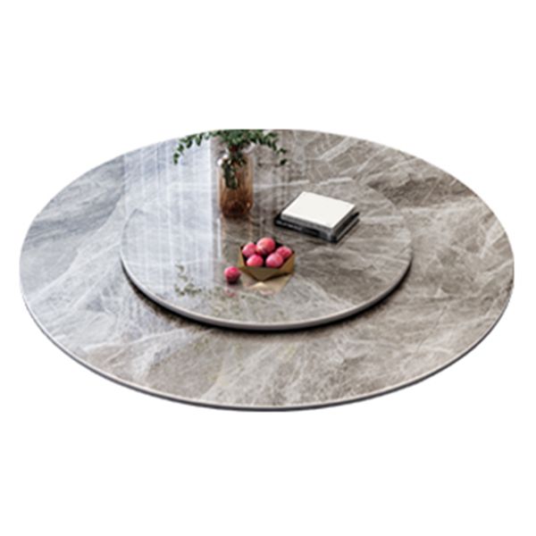 Sintered Stone Dining Table Round Pedestal Dinner Table for Dining Room