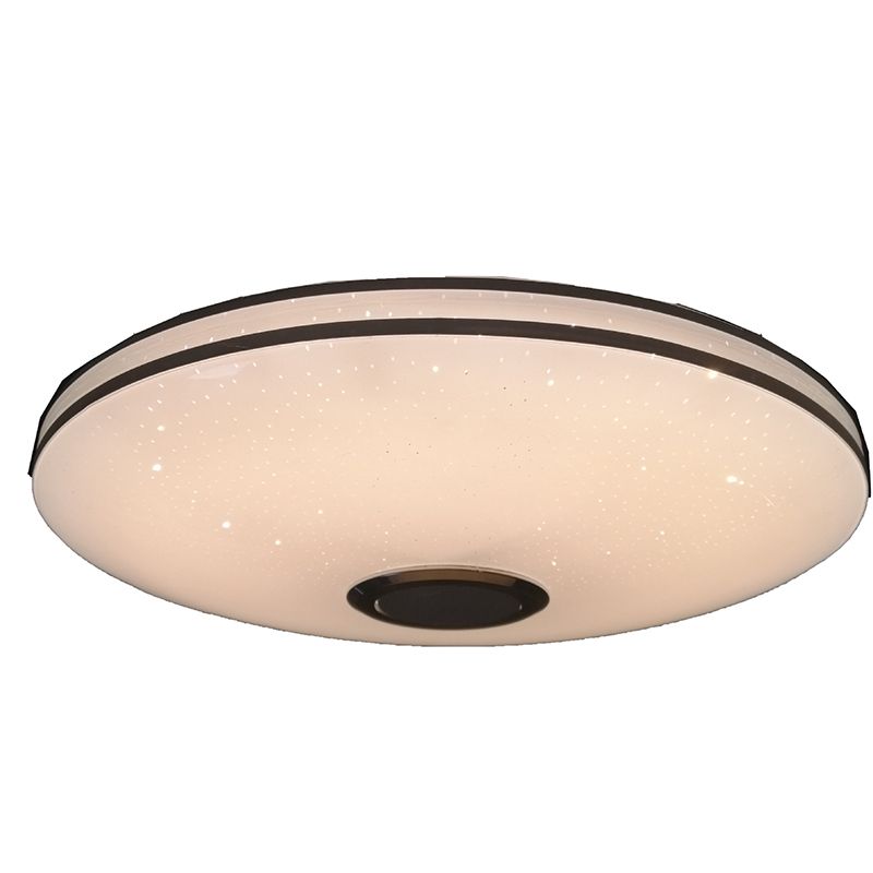 Contemporary Intelligent Flush Mount Ceiling Light with Acrylic Shade for Living Room