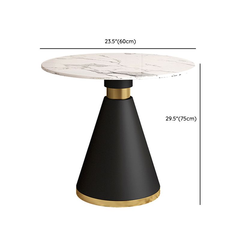 Modern Dining Set 1/5 Pieces Round Stone Dining Table for Living Room