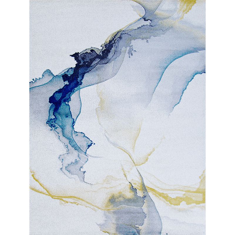 Grijs modern tapijten polyester abstract patroon tapijt niet-slip achterste tapijt voor woningdecoratie