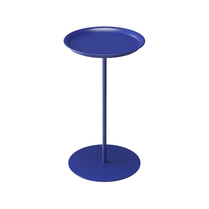 Pedestal Base Design Cocktail Table Multi-color Selection of Iron Circular Coffee Table
