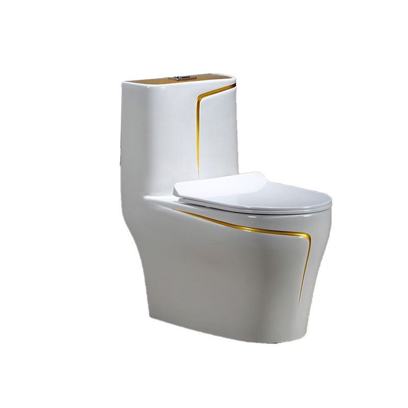 Traditional Siphon Jet Flush Toilet One Piece Urine Toilet for Bathroom