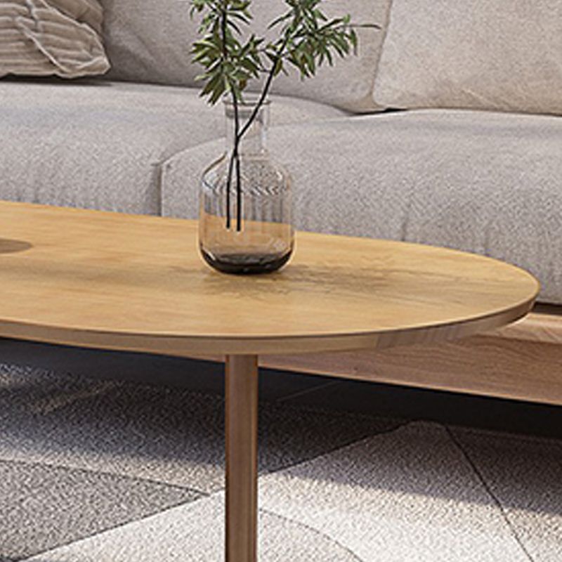 Brone Solid Wood Coffee Table Living Room Trestle Coffee Table