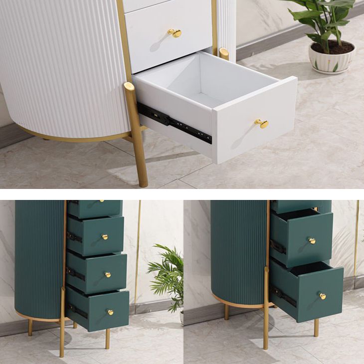 Modern Style Stone Buffet Sideboard 23.6"L Dining Room Buffet Server with Drawer