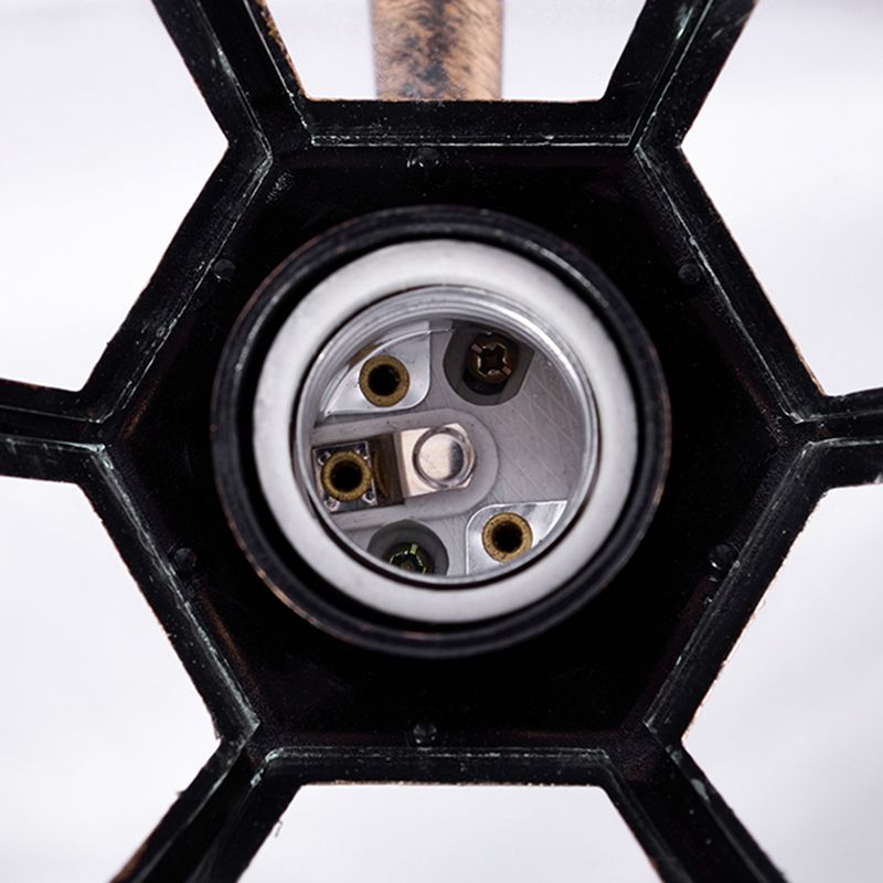 Bewaffnetes klares Glas 1-Licht Wandleuchte Industrielle Außenwandlampe im Freien