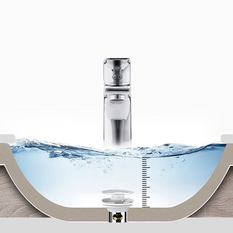 Traditional Undermount Bathroom Sink Porcelain with Overflow and Drain Assembly Basin Sink