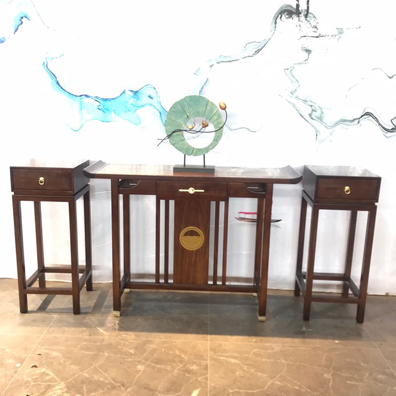 Rectangle Shape Contemporary Console Table Wooden Console Sofa Table