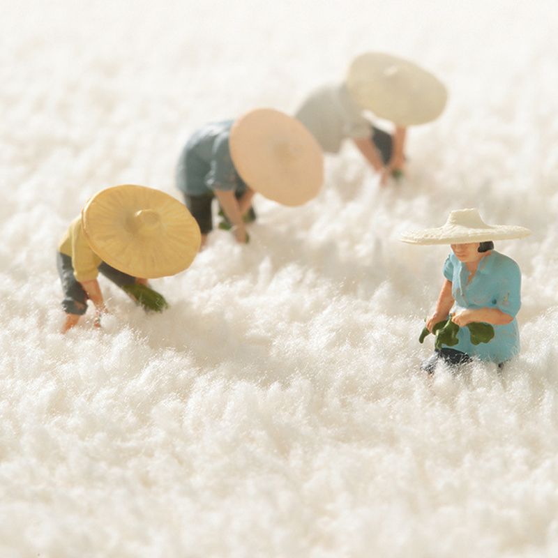 Gray Modern Rug Simple Color Piece Rug Stain Resistant Rug for Living Room