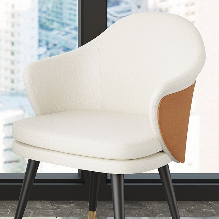 Pièces modernes 1/2/3/4/5 Pièces Ensemble de restauration Round Round White Dining Table Set à domicile