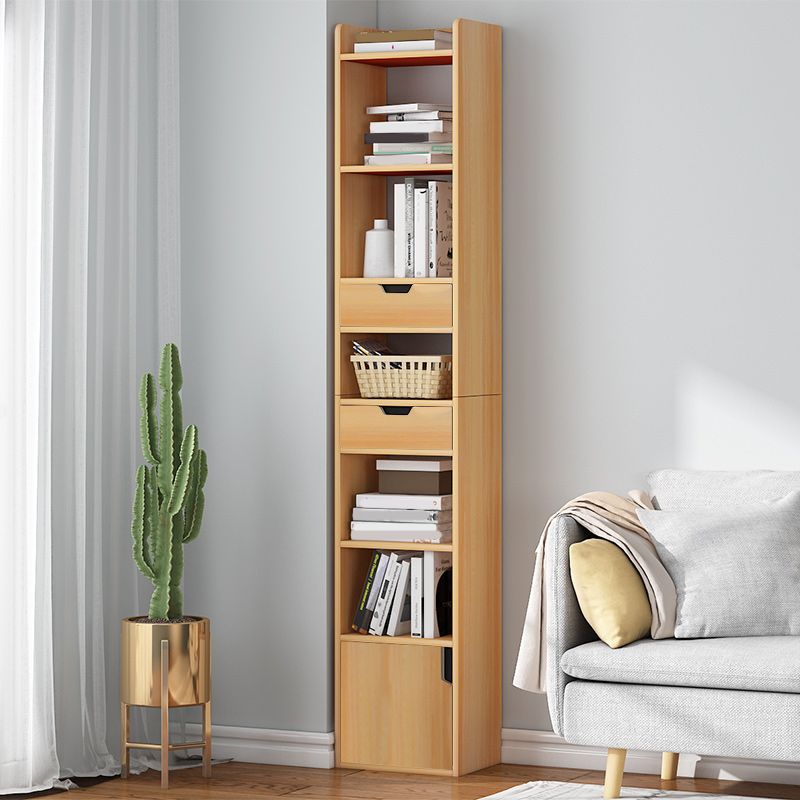 Contemporary Wooden Accent Cabinet with Shelves Storage Cabinet