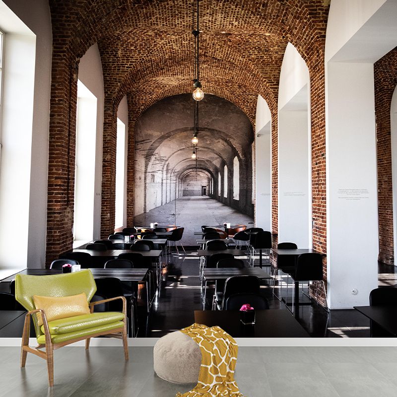 Brussels Mural Horizontal Photography Mildew Resistant Wall Art for Bedroom