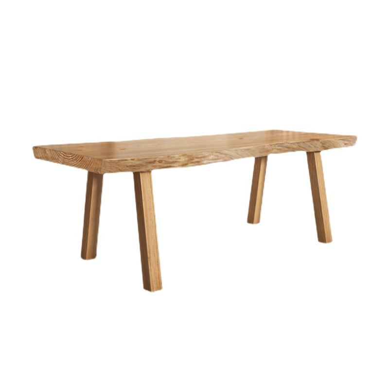 Modern 1/4/5/6 Pieces Dining Set Rectangle Pine Wood Dining Table for Dining Room