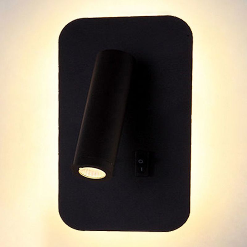 2-Light Wall Sconce Modern Style Metal Wall Lighting for Bedside