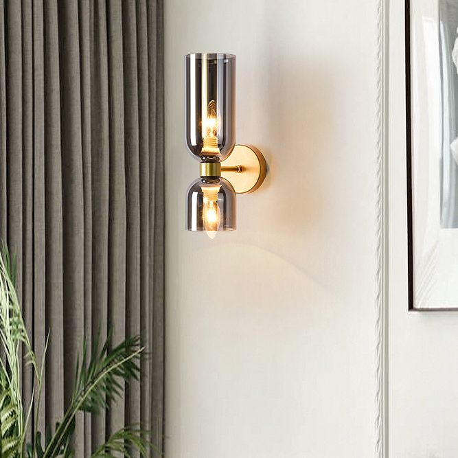 Moderne Stil schattierter Leuchten Leuchten Glas Schlafzimmer Wandbeleuchtung für Schlafzimmer