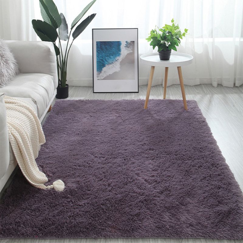 Tapis moderne de moquette de tapis en polyester tapis de support non glipt