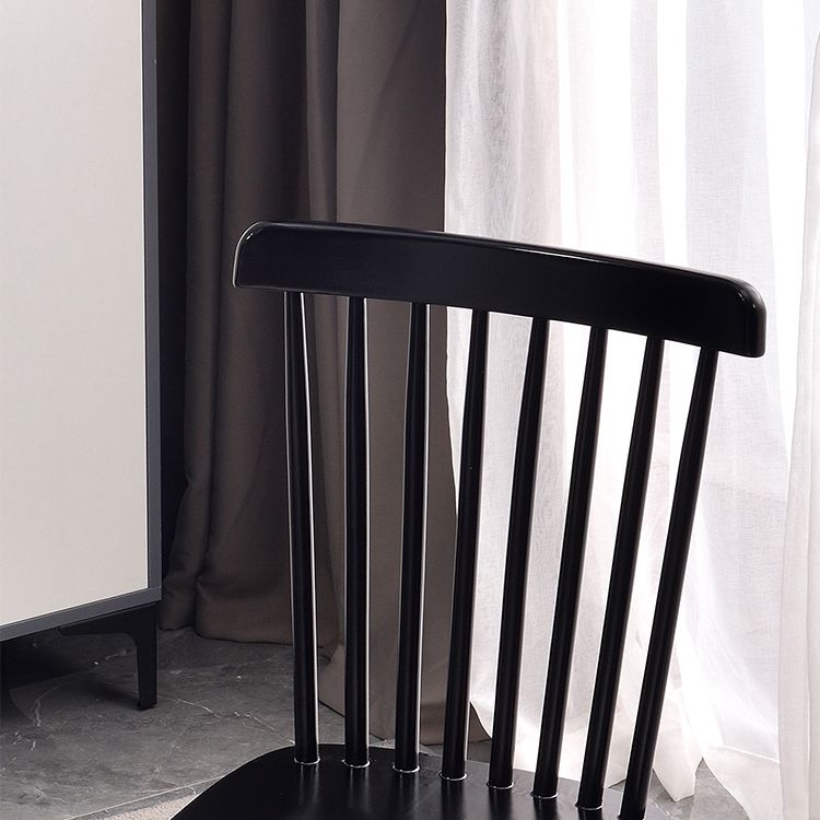 Sillas laterales contemporáneas de madera Sillas de comedor con respaldo Windsor para el hogar