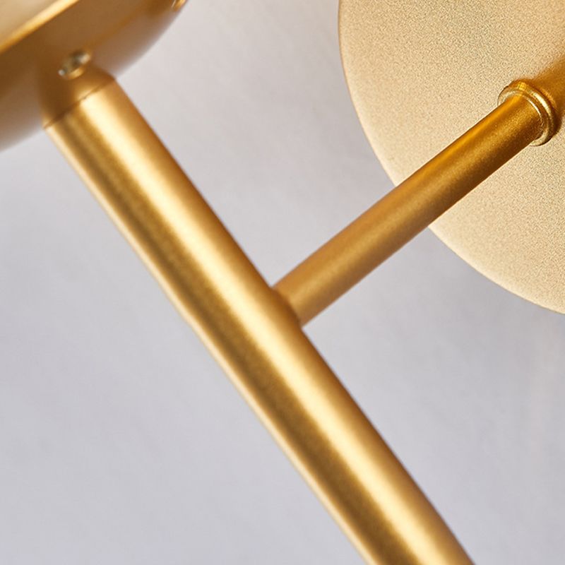 Contemporary Vanity Lighting Globe Glass Wall Light Fixture for Bathroom