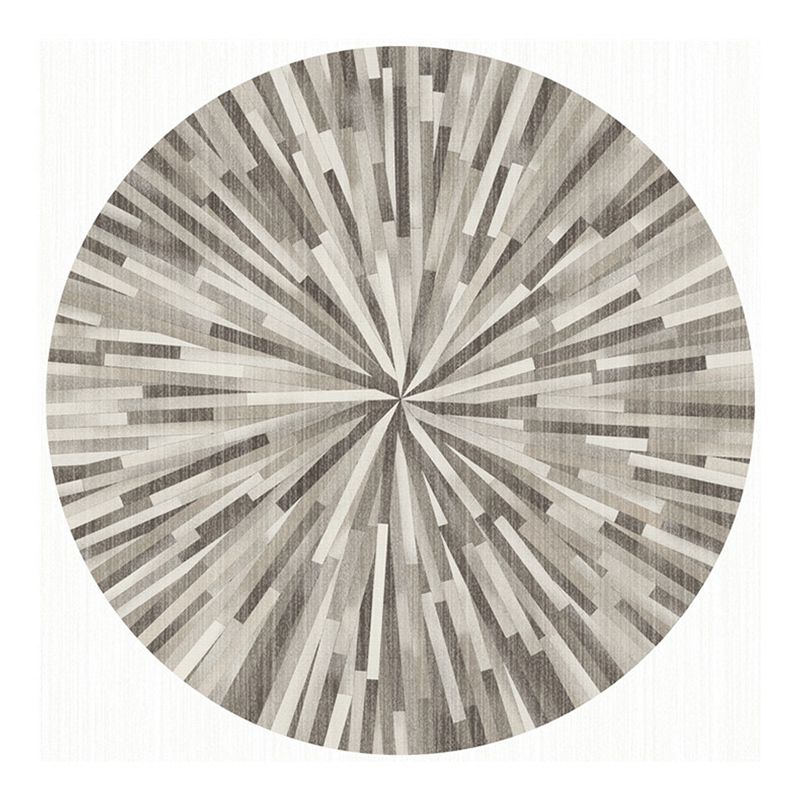 Brown Modern Rug Polyester Graphic Rug Washable Rug for Home Decoration