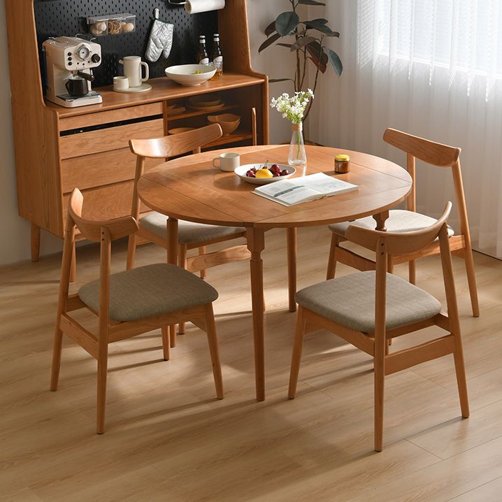 Modern Dining Chairs Set 1/2/5 Pcs Solid Wood Folding Dining Table