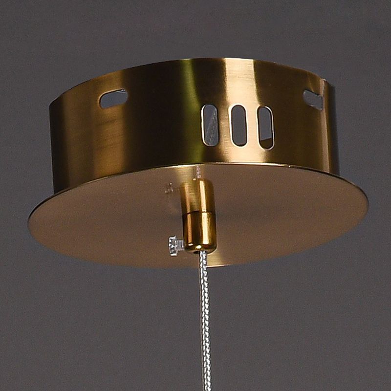 1 éclairage de suspension géométrique légère