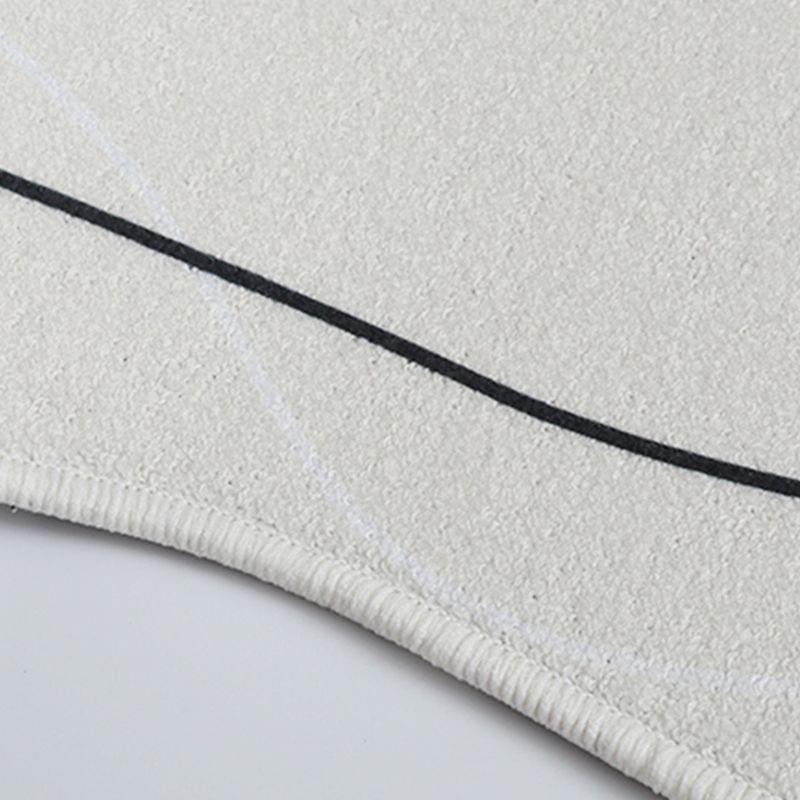 Minimalist Novelty Shape Rug Funky Ombre Print Rug Stain Resistant Polyester Carpet for Home Decor