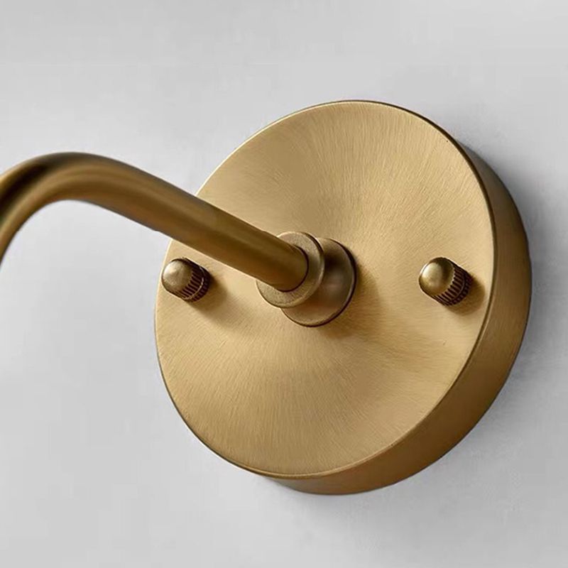 Brass Wall Sconce Nordic Minimalist Style Wall Light Sconces for Bedroom