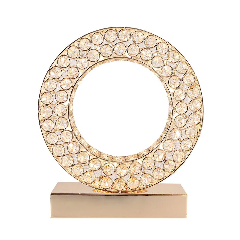 Lampe de chevet à LED en or rose