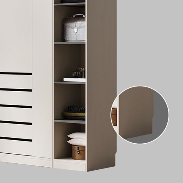 Manufactured Wood Modern Cabinet for Bedroom Sliding Door Storage Cabinet