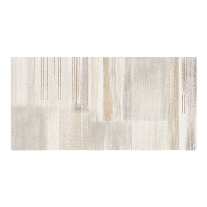 Light Gray Modern Rug Polyester Graphic Rug Non-Slip Backing Rug for Living Room