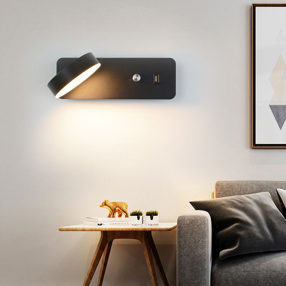 Minimalismo moderno Minimalismo LEDDA LETTURA LAMPAGGIO LAMPAGGIO ANGOLO REGOLABILE MOLTO MOLTO SCONCE LAGUA DELLA MOLTA CON STUSTRO DEMING + DESIGN USB
